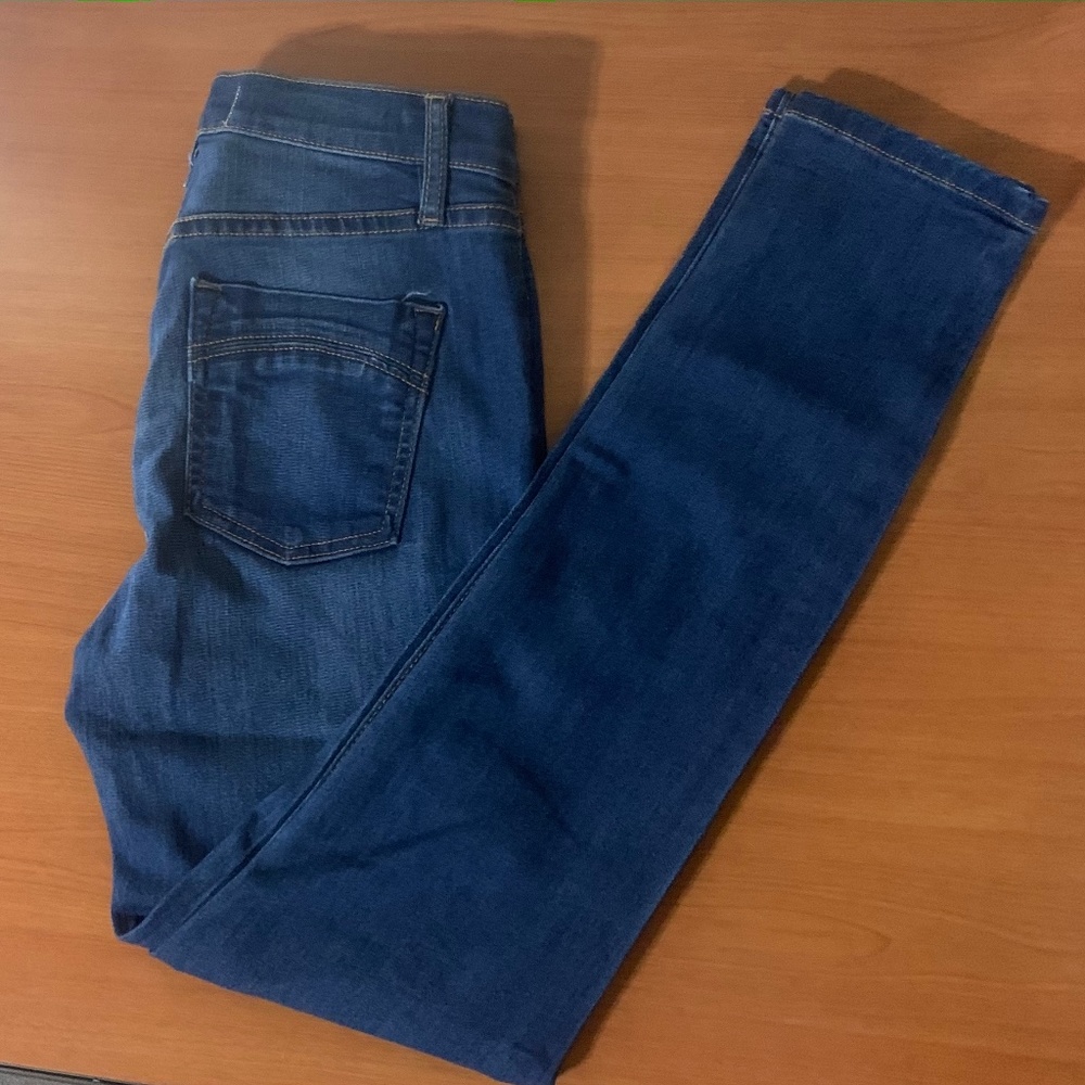 Free People Dark Wash Hi-rise Jeans